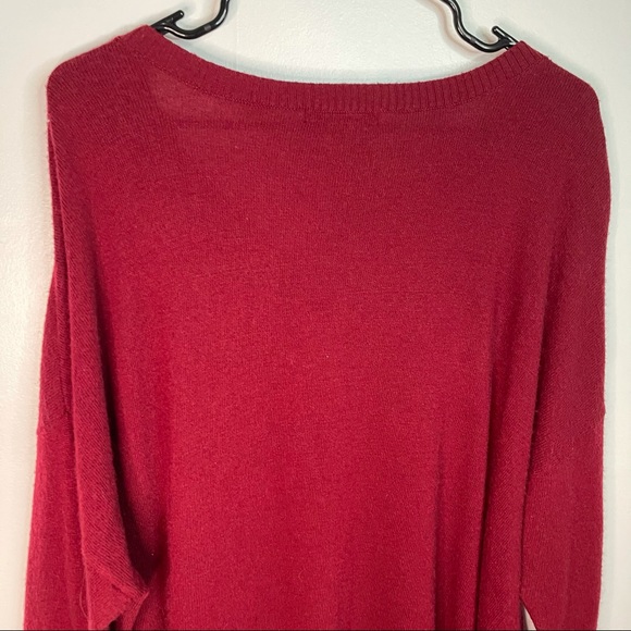 Ellos Red Sweater - Picture 6 of 7